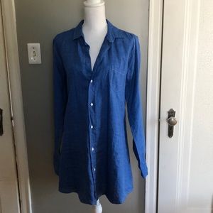 Frank and Eileen linen shirt dress